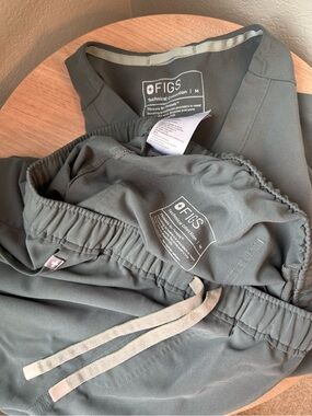 Figs Olive Gray Technical Scrub Set